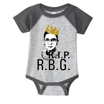 RIP RBG Ruth Bader Ginsburg Infant Baby Jersey Bodysuit