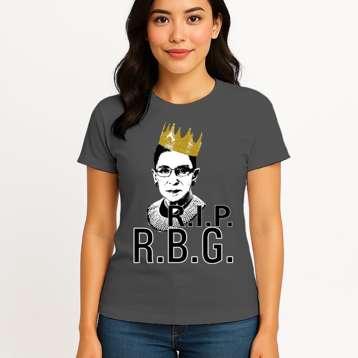RIP RBG Ruth Bader Ginsburg Womens T-Shirt