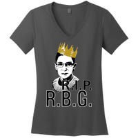 RIP RBG Ruth Bader Ginsburg Women's V-Neck T-Shirt