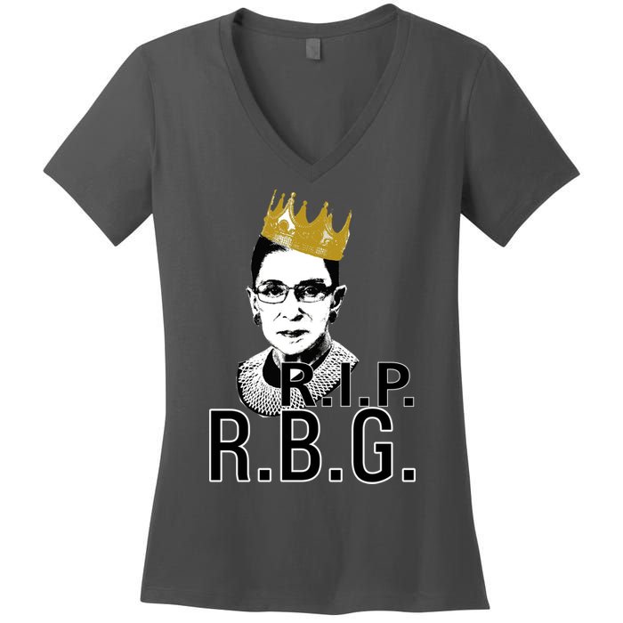 RIP RBG Ruth Bader Ginsburg Women's V-Neck T-Shirt