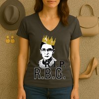 RIP RBG Ruth Bader Ginsburg Women's V-Neck T-Shirt