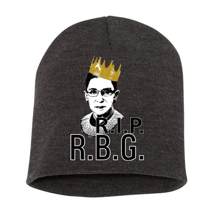 RIP RBG Ruth Bader Ginsburg Short Acrylic Beanie