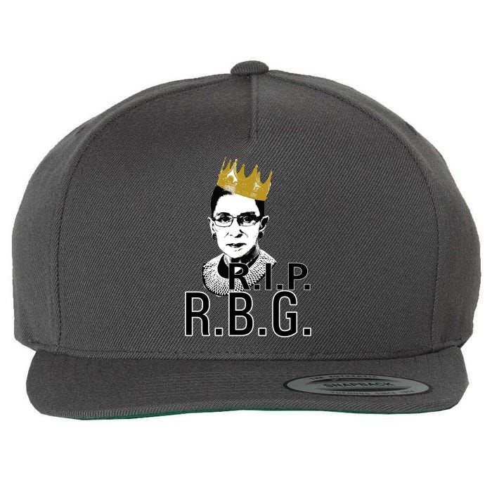RIP RBG Ruth Bader Ginsburg Wool Snapback Cap