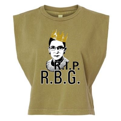 RIP RBG Ruth Bader Ginsburg Garment-Dyed Women's Muscle Tee