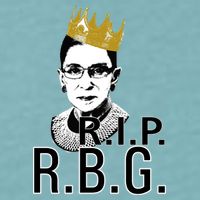 RIP RBG Ruth Bader Ginsburg Sueded Cloud Jersey T-Shirt
