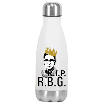 RIP RBG Ruth Bader Ginsburg Stainless Steel Insulated Water Bottle