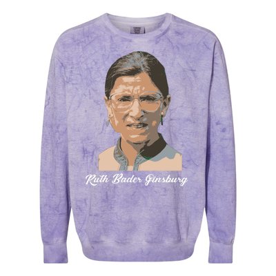 RIP Ruth Bader Ginsberg  Colorblast Crewneck Sweatshirt