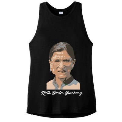 RIP Ruth Bader Ginsberg  Ladies PosiCharge Tri-Blend Wicking Tank