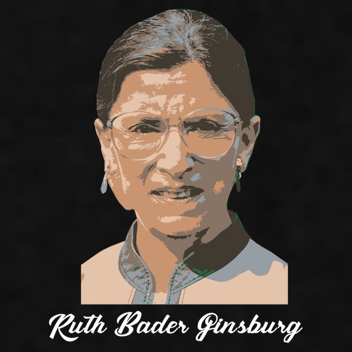 RIP Ruth Bader Ginsberg  Ladies PosiCharge Tri-Blend Wicking Tank