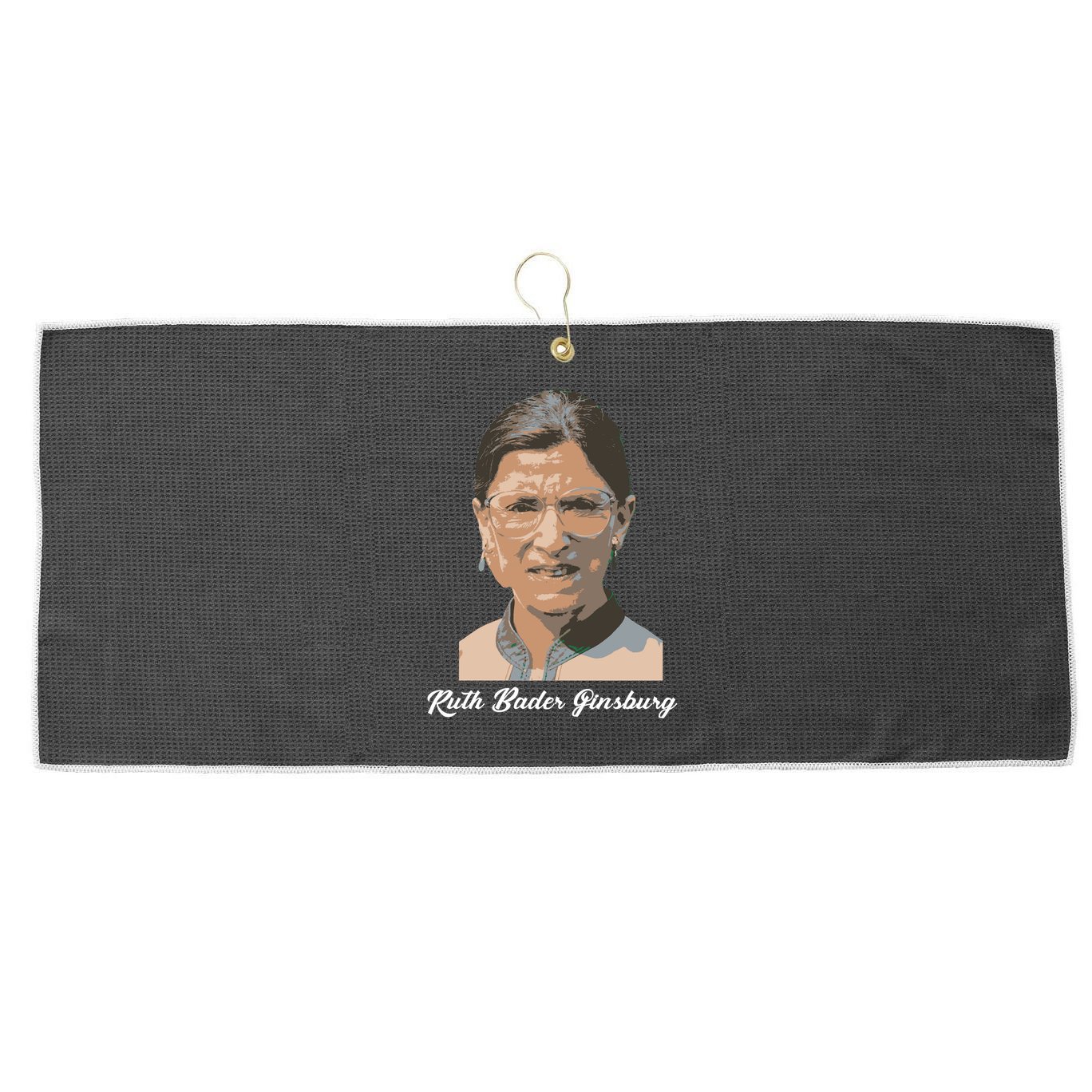 RIP Ruth Bader Ginsberg  Large Microfiber Waffle Golf Towel