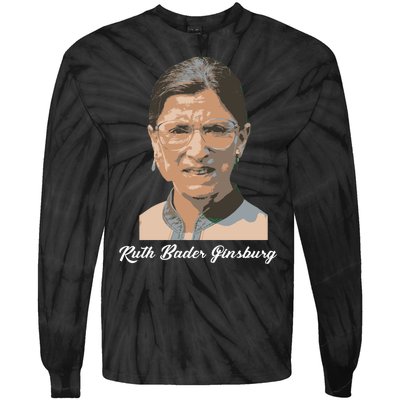 RIP Ruth Bader Ginsberg  Tie-Dye Long Sleeve Shirt