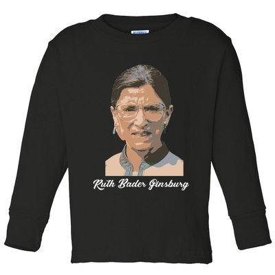 RIP Ruth Bader Ginsberg  Toddler Long Sleeve Shirt