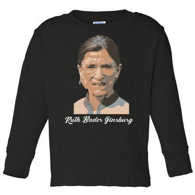 RIP Ruth Bader Ginsberg  Toddler Long Sleeve Shirt