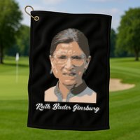 RIP Ruth Bader Ginsberg  Golf Towel