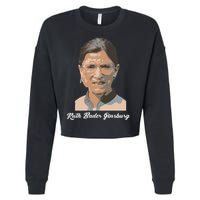 RIP Ruth Bader Ginsberg  Cropped Pullover Crew