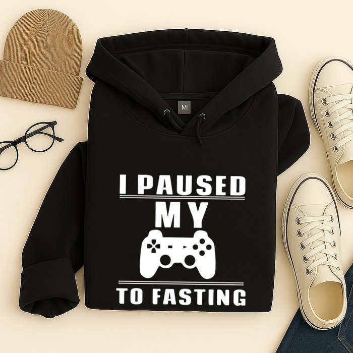 Ramadan I Pause My To Fasting Game Gift For Ramadan Mubarak Hoodie
