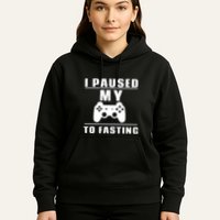 Ramadan I Pause My To Fasting Game Gift For Ramadan Mubarak Hoodie