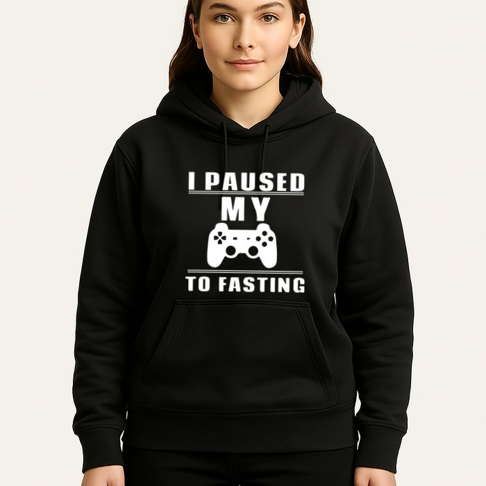 Ramadan I Pause My To Fasting Game Gift For Ramadan Mubarak Hoodie