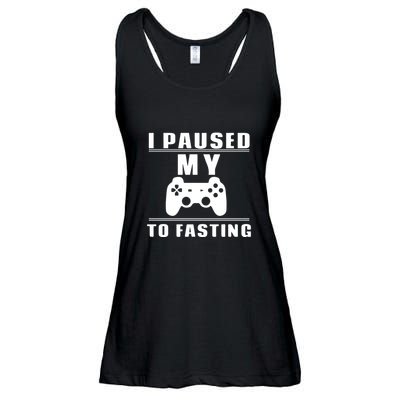 Ramadan I Pause My To Fasting Game Gift For Ramadan Mubarak Ladies Essential Flowy Tank