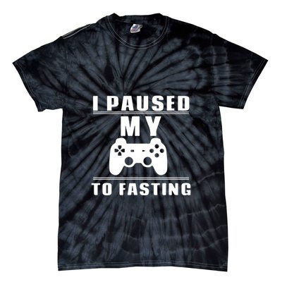 Ramadan I Pause My To Fasting Game Gift For Ramadan Mubarak Tie-Dye T-Shirt