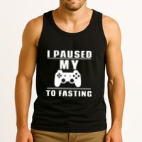Ramadan I Pause My To Fasting Game Gift For Ramadan Mubarak Tank Top