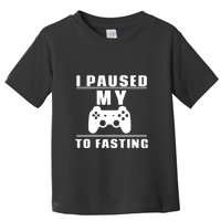Ramadan I Pause My To Fasting Game Gift For Ramadan Mubarak Toddler T-Shirt