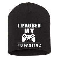 Ramadan I Pause My To Fasting Game Gift For Ramadan Mubarak Short Acrylic Beanie