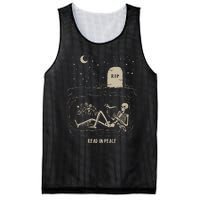 Read In Peace Halloween Retro Read Banned Books Mesh Reversible Basketball Jersey Tank