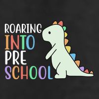 Roaring Into Pre School Cute Dinosaur Adult Drive Performance Visor