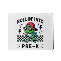Rollin Into Pre K Dinosaur First Day Prek Im Ready For Prek Mousepad