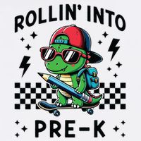 Rollin Into Pre K Dinosaur First Day Prek Im Ready For Prek Mousepad