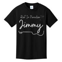 Rest In Paradise Jimmy Music Guitar Margarita Kids T-Shirt