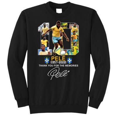 Rest In Peace Pele Brazil Soccer RIP Pele Tall Sweatshirt