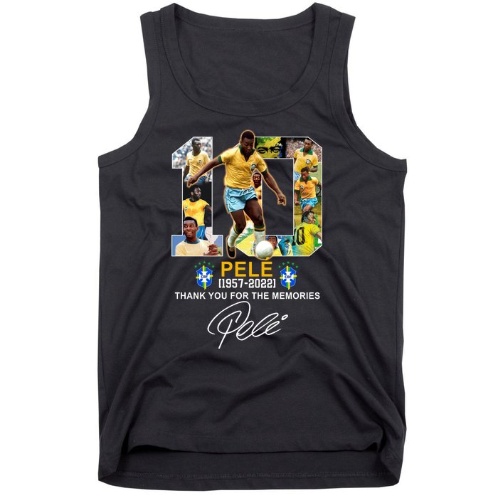 Rest In Peace Pele Brazil Soccer RIP Pele Tank Top