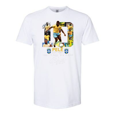 Rest In Peace Pele Brazil Soccer RIP Pele Softstyle® CVC T-Shirt