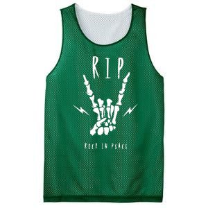 Rock In Peace Mesh Reversible Basketball Jersey Tank