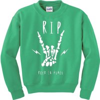 Rock In Peace Kids Sweatshirt