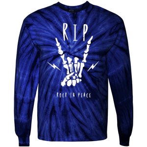 Rock In Peace Tie-Dye Long Sleeve Shirt