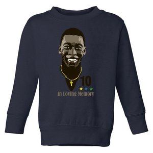 Rest In Peace Pele Brazil Football Soccer RIP Pele Toddler Sweatshirt