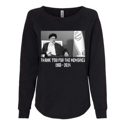 Rip Iran’S President Ebrahim Raisi A Signature Gift For Iran Supporters Womens California Wash Sweatshirt