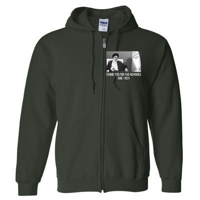 Rip Iran’S President Ebrahim Raisi A Signature Gift For Iran Supporters Full Zip Hoodie