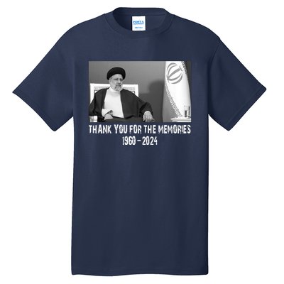 Rip Iran’S President Ebrahim Raisi A Signature Gift For Iran Supporters Tall T-Shirt