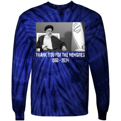 Rip Iran’S President Ebrahim Raisi A Signature Gift For Iran Supporters Tie-Dye Long Sleeve Shirt