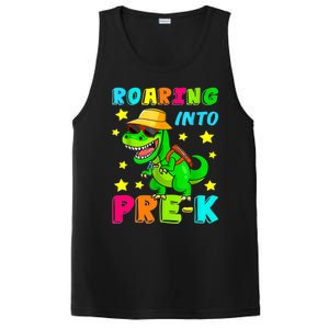 Roaring Into Preschool Dinosaur Back To School Cool Gift PosiCharge Competitor Tank