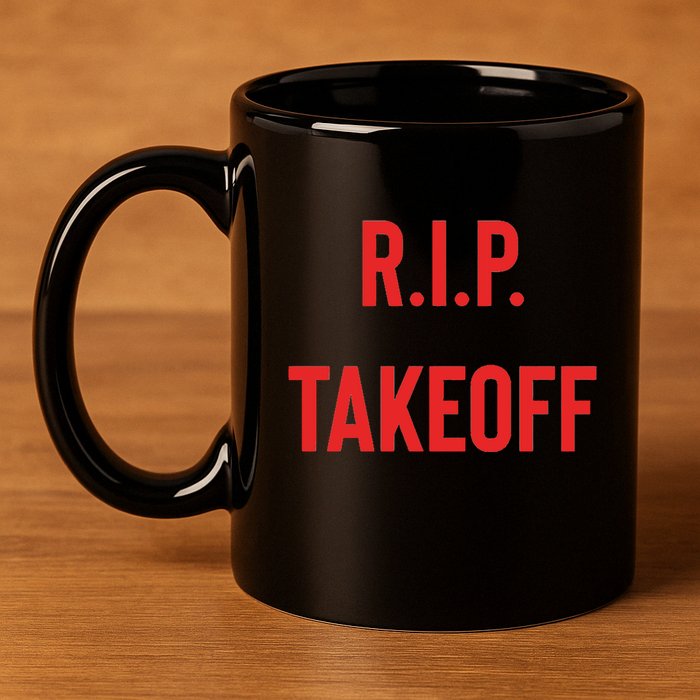 Rest In Peace RIP Takeoff Quavo Migos Rapper Lover 11oz C Handle Ceramic Mug