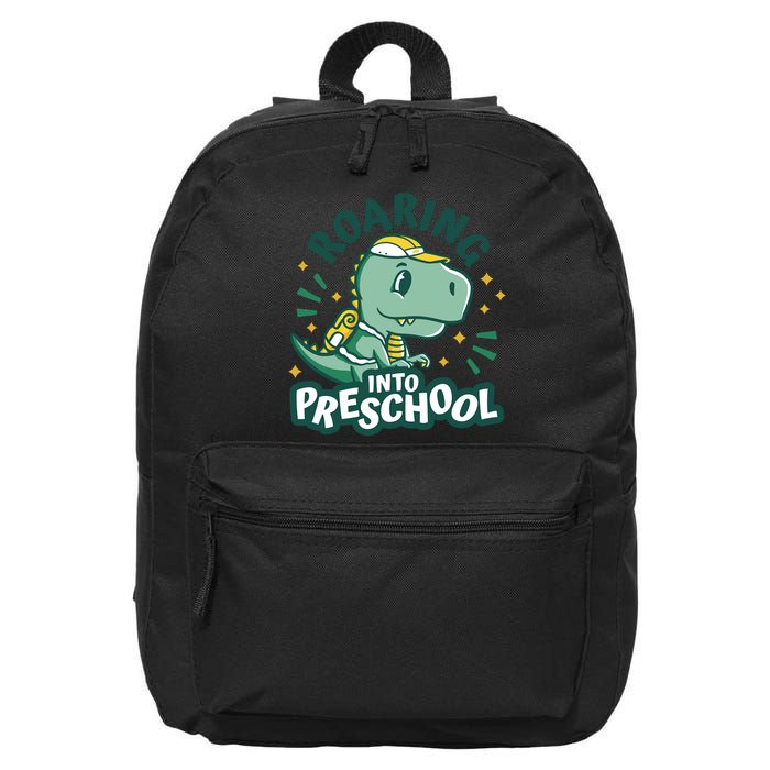 Roaring Into Preschool Dinosaur 16 in Basic Backpack