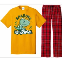 Roaring Into Preschool Dinosaur Pajama Set