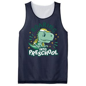 Roaring Into Preschool Dinosaur Mesh Reversible Basketball Jersey Tank