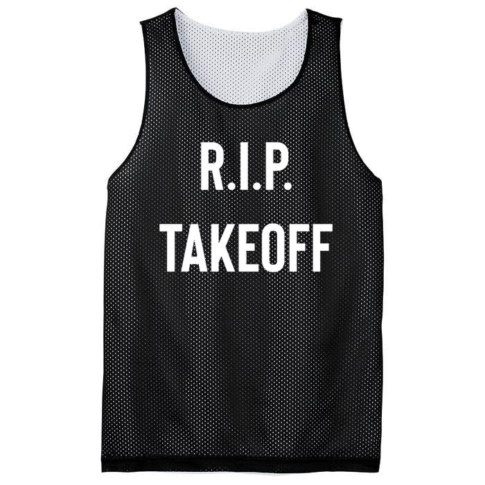 Rest In Peace RIP Takeoff Quavo Migos Rapper Lover Mesh Reversible Basketball Jersey Tank