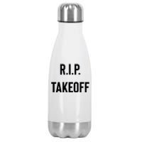 Rest In Peace RIP Takeoff Quavo Migos Rapper Lover Stainless Steel Insulated Water Bottle